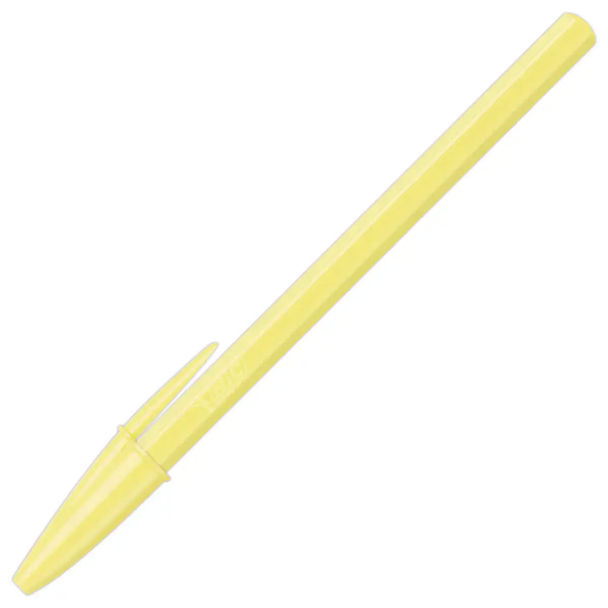 5 Stylos billes Cristal - Pointe moyenne 0,6mm - Coloris pastels - BIC