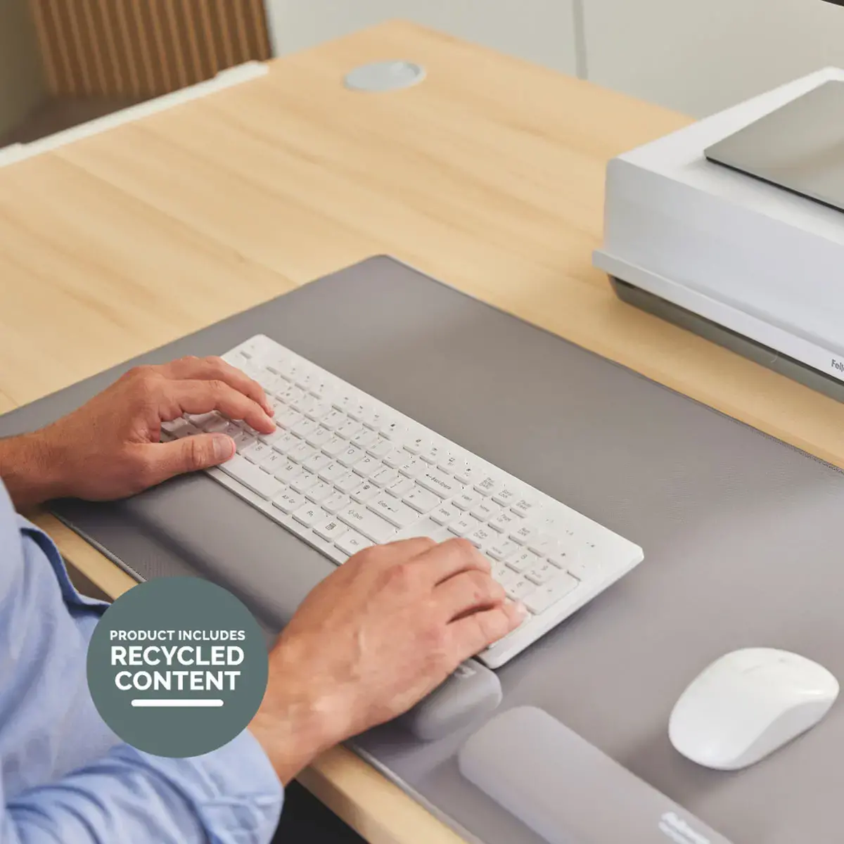 Sous-mains Breyta - Gris - FELLOWES