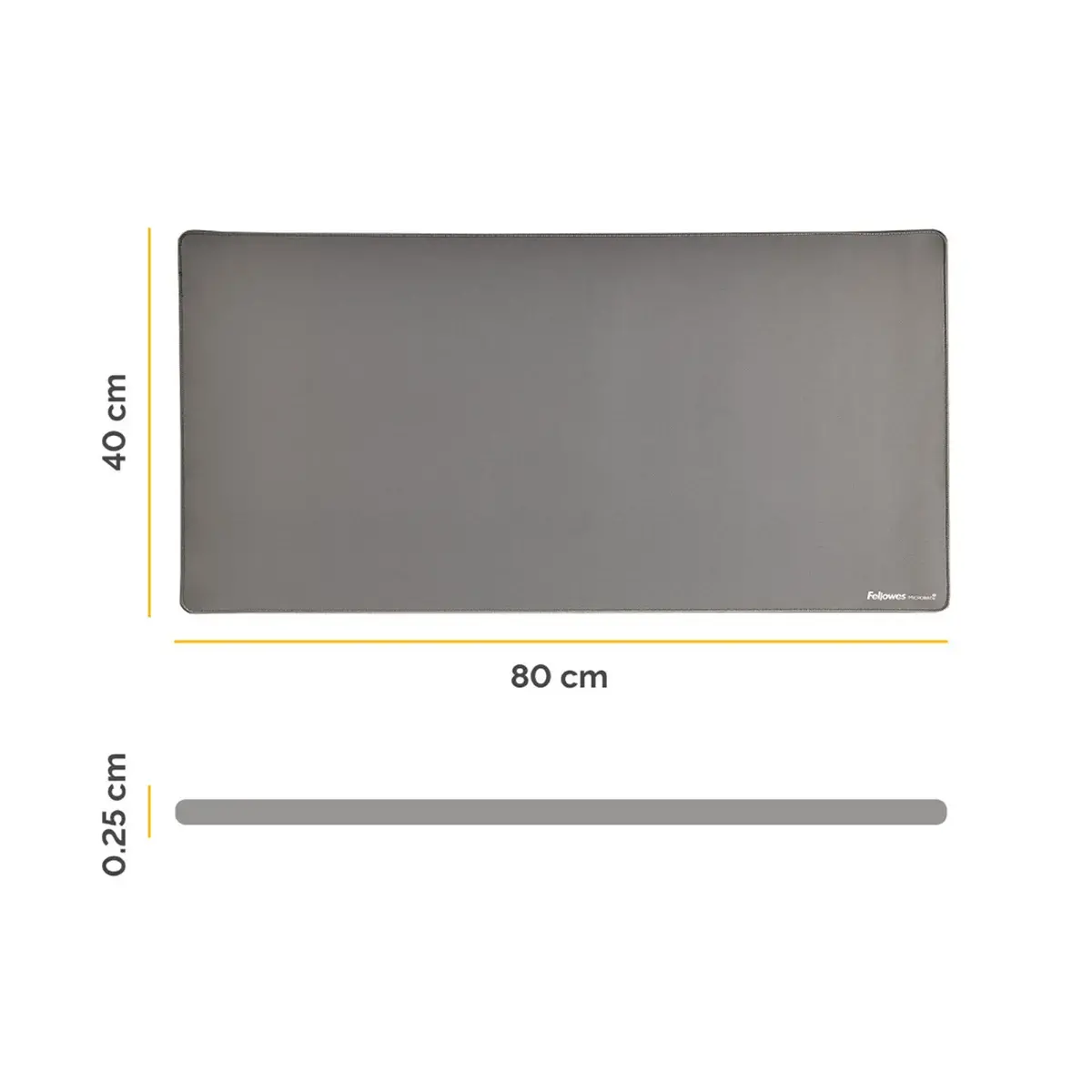 Sous-mains Breyta - Gris - FELLOWES