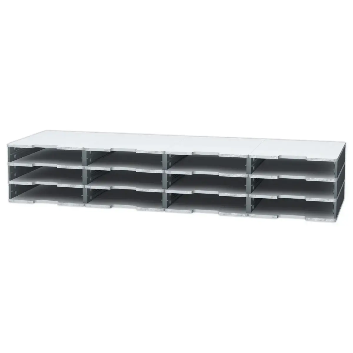 Tiroir pour cases Modulodoc - Hauteur normale 5,4 cm - porte étiquette intégré - EXACOMPTA