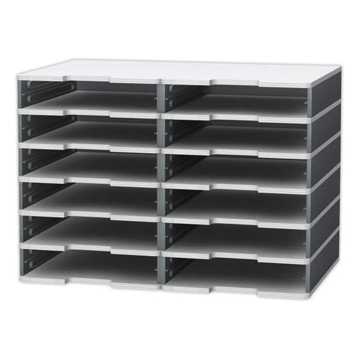 Tiroir pour cases Modulodoc - Hauteur normale 5,4 cm - porte étiquette intégré - EXACOMPTA