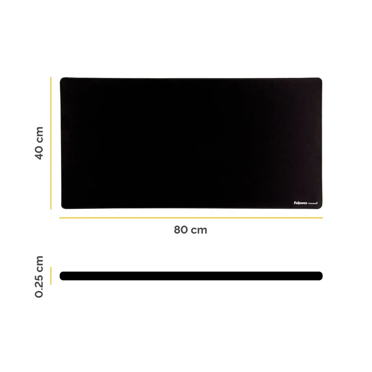 Sous-mains Breyta - Noir - FELLOWES