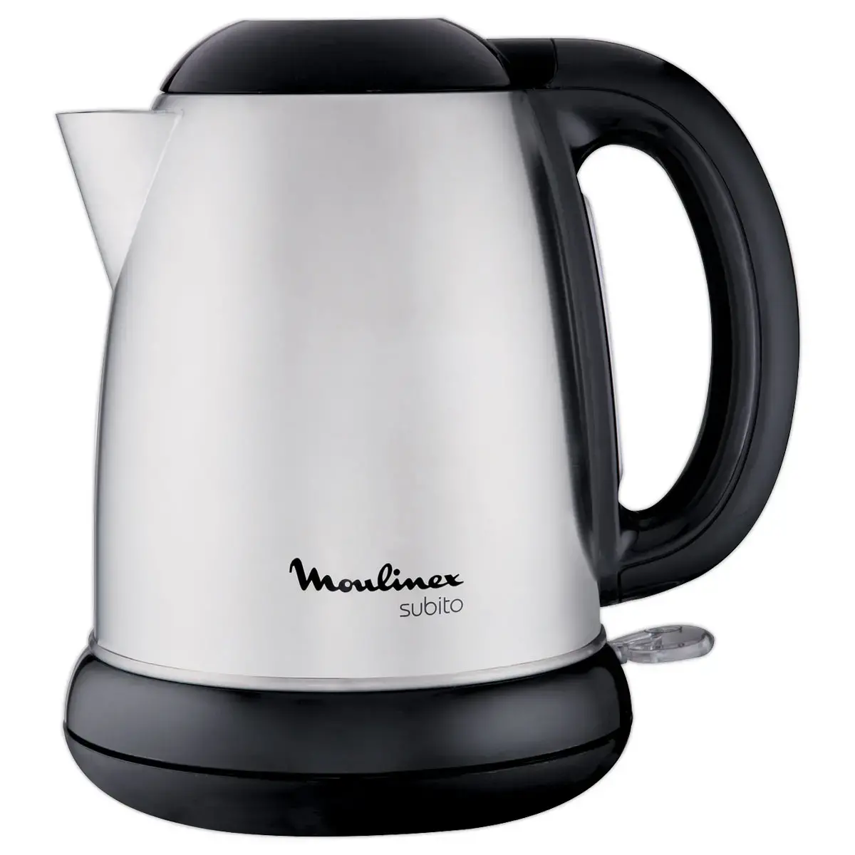 Bouilloire 1,5L - Coloris inox et noir - MOULINEX