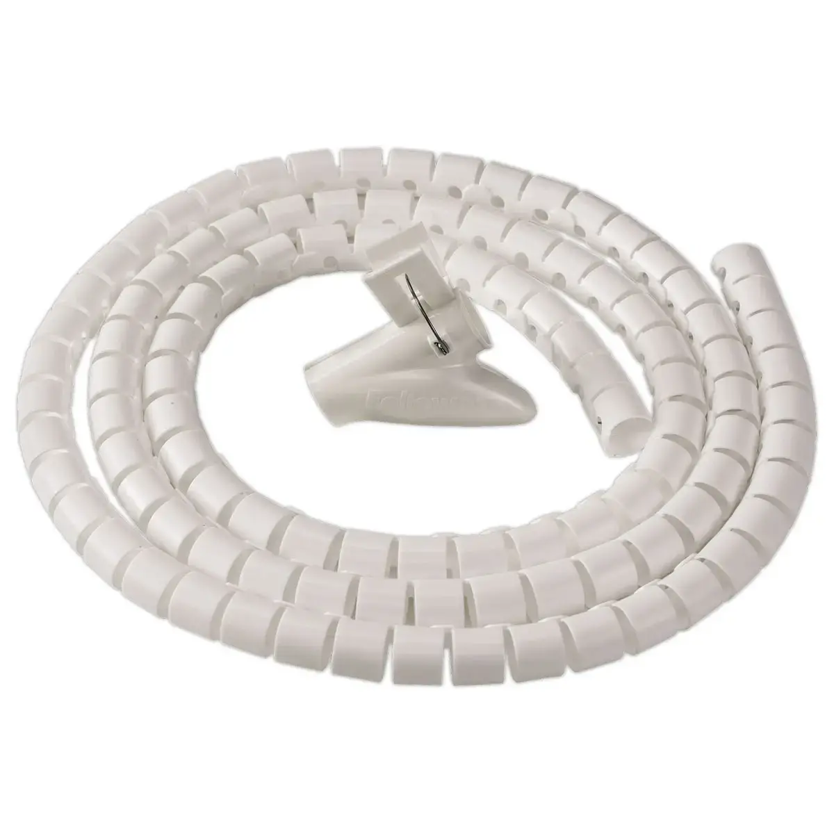 Guide c&acirc;bles Cable Zip - Blanc - FELLOWES 