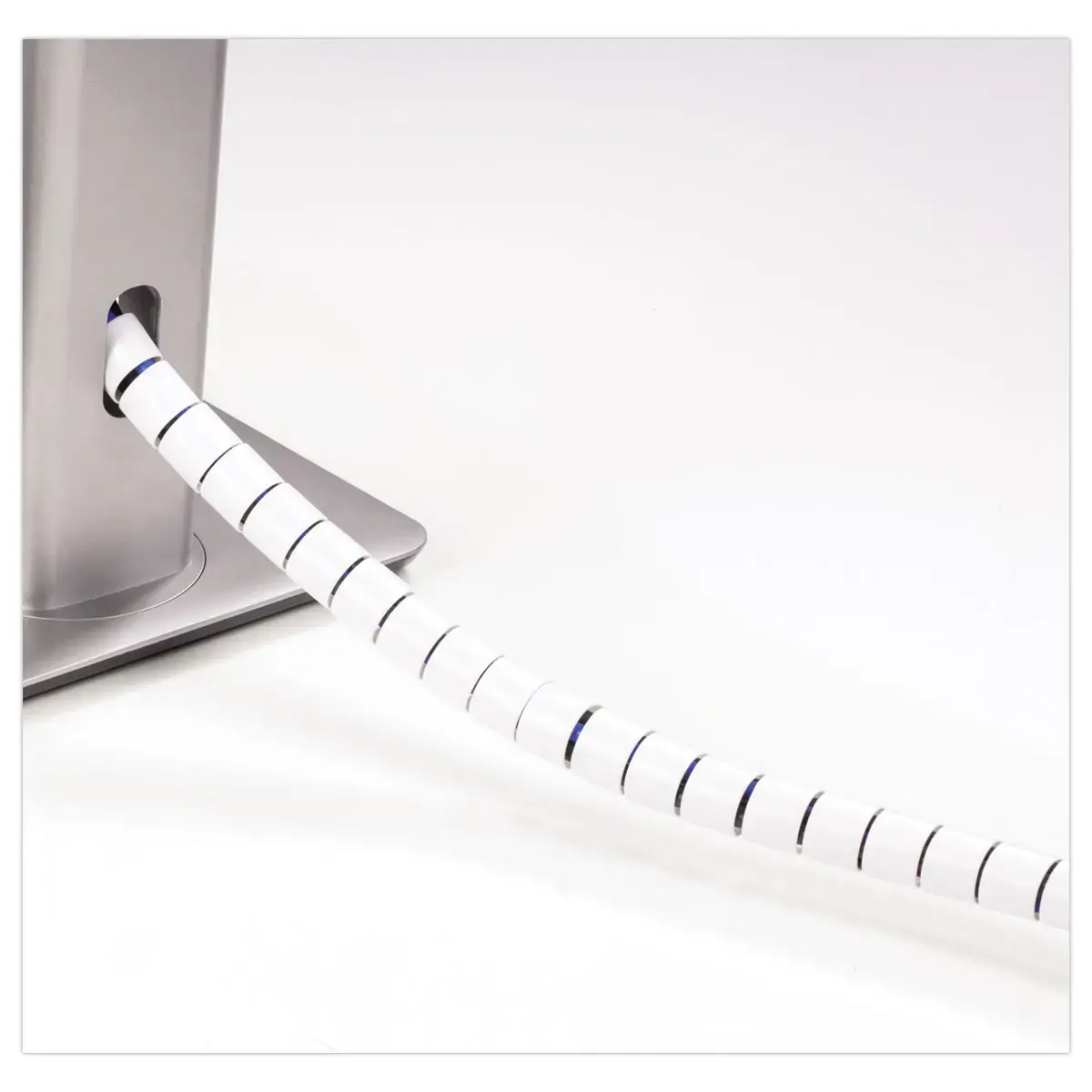 Guide c&acirc;bles Cable Zip - Blanc - FELLOWES 
