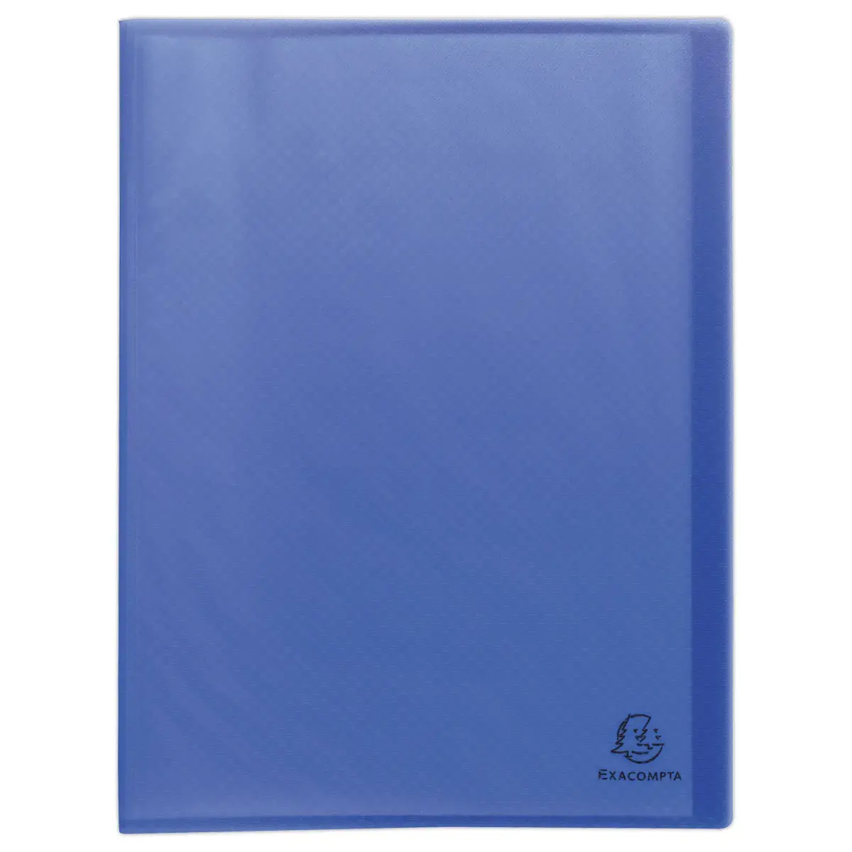 Protège-documents plastique recyclé - 100 vues - Bleu - EXACOMPTA