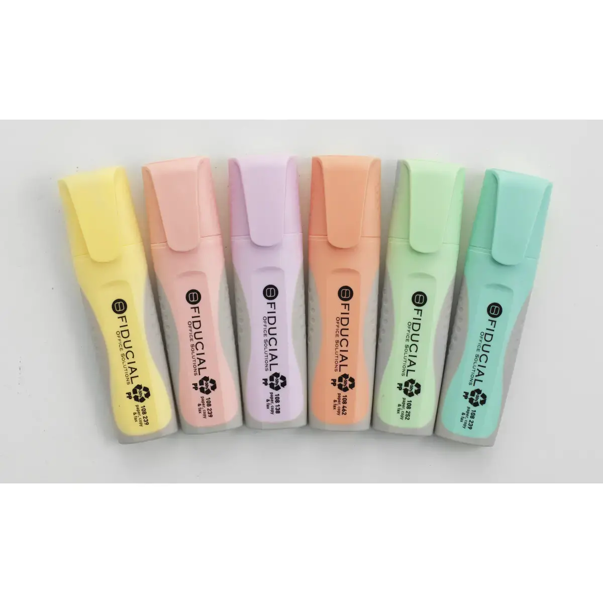 6 Surligneurs - Coloris pastels