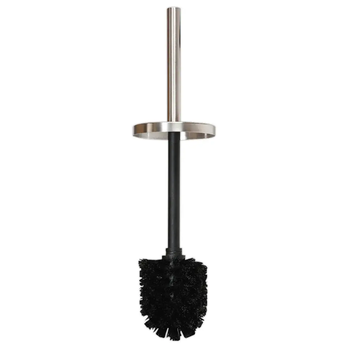 Brosse WC avec support mural - Inox satiné