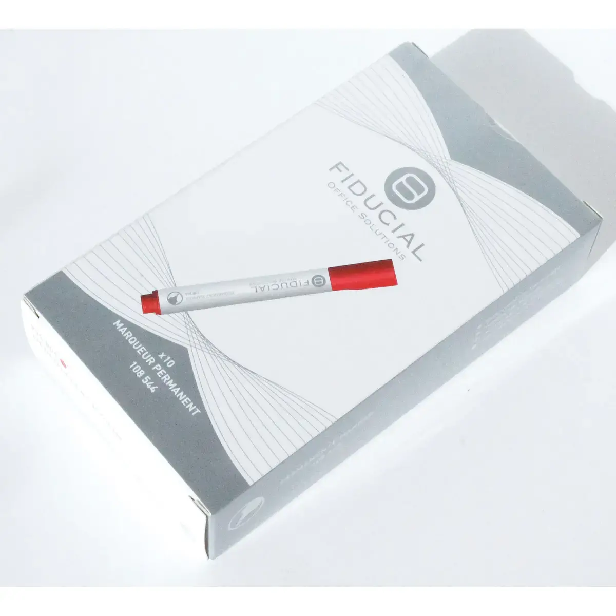 Marqueur permanent - Pointe ogive - Rouge - FIDUCIAL