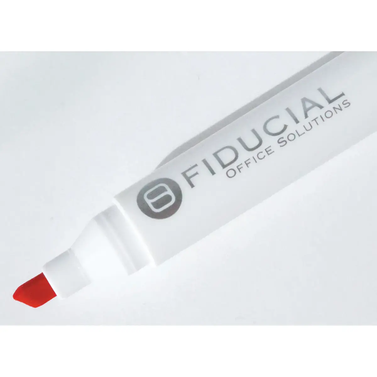 Marqueur pour tableaux blancs - Pointe biseautée - Rouge - FIDUCIAL