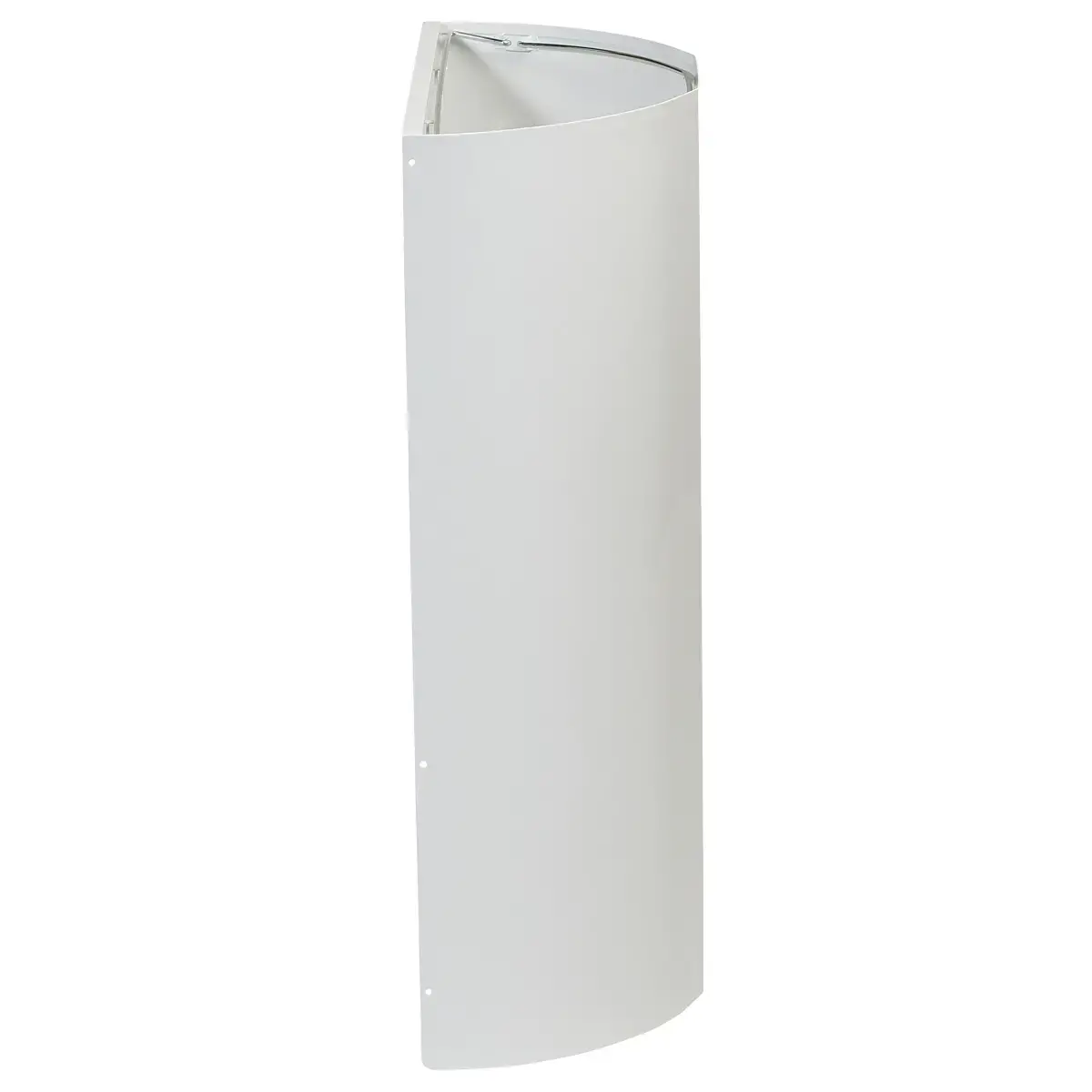 Collecteur mural demi-lune - 40L - Blanc