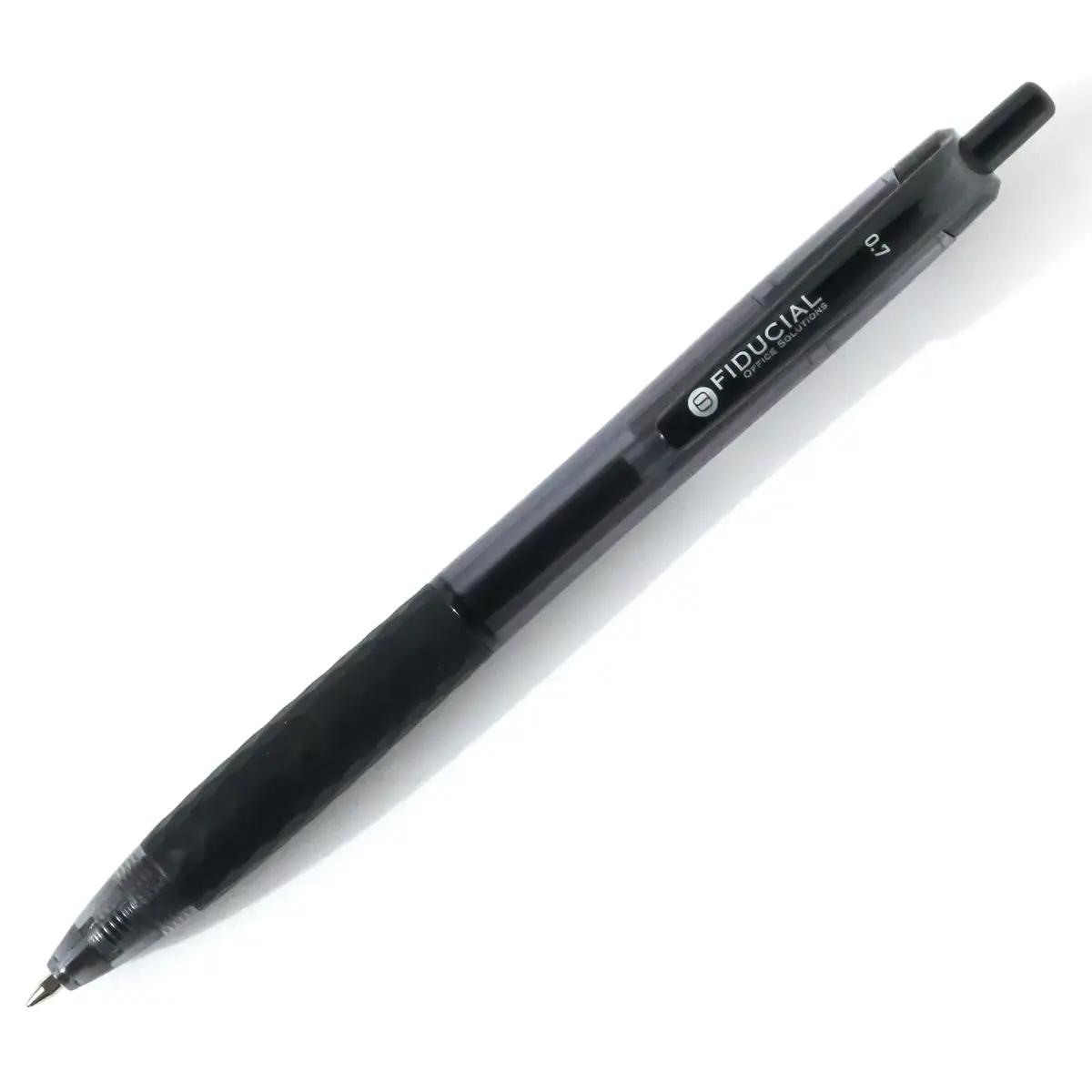 Stylo bille rétractable - Avec grip - Ecriture moyenne - Noir - FIDUCIAL