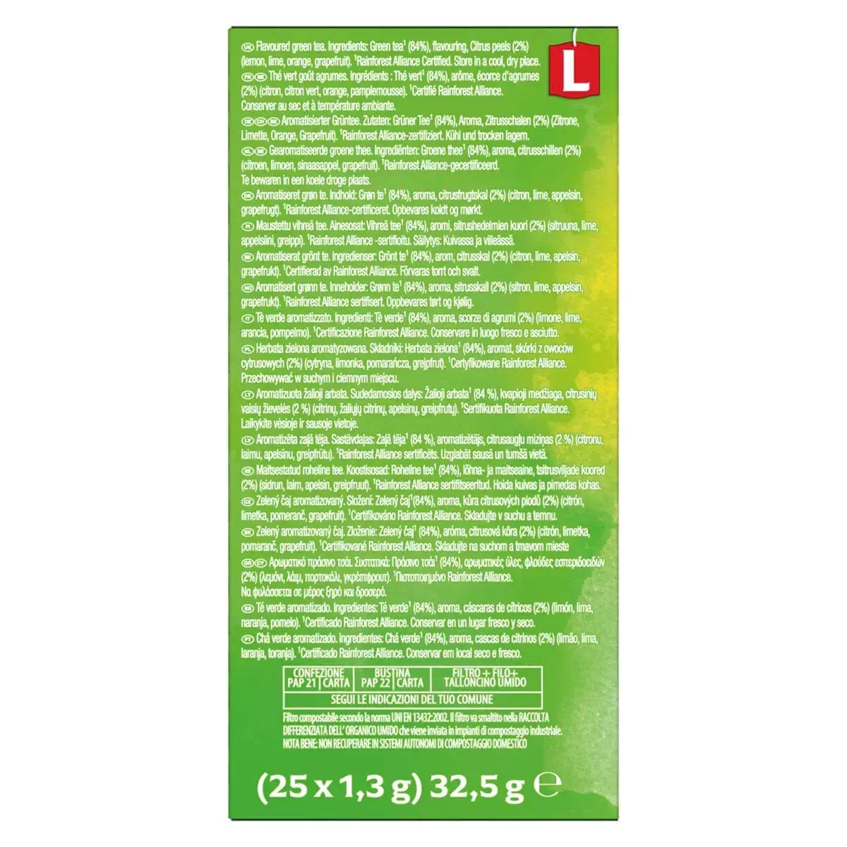 25 Thé vert Agrumes Feel Good - LIPTON