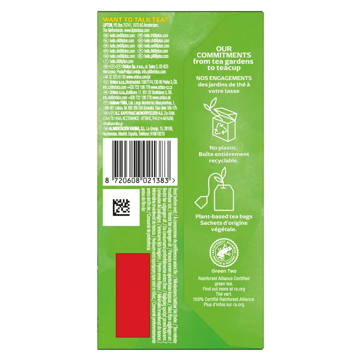 25 Thé vert Agrumes Feel Good - LIPTON