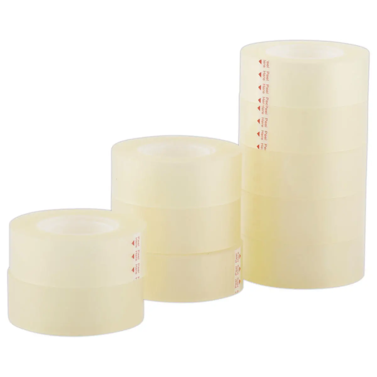 10 Rouleaux d'adhésif transparent - 33 x 19 mm