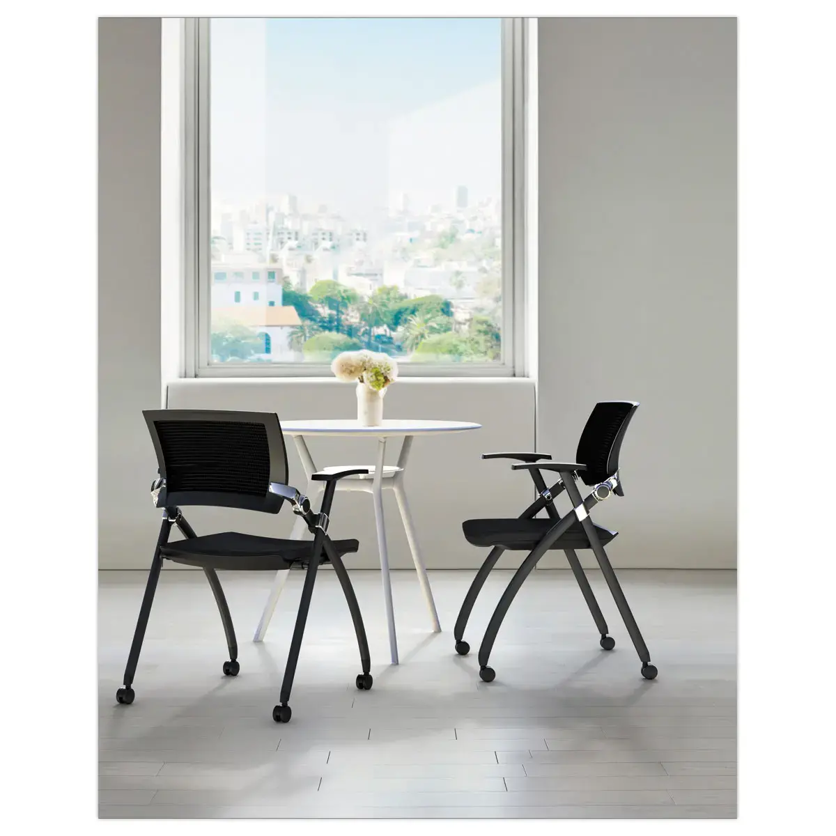 Chaise résille pliable et encastrable - Montée