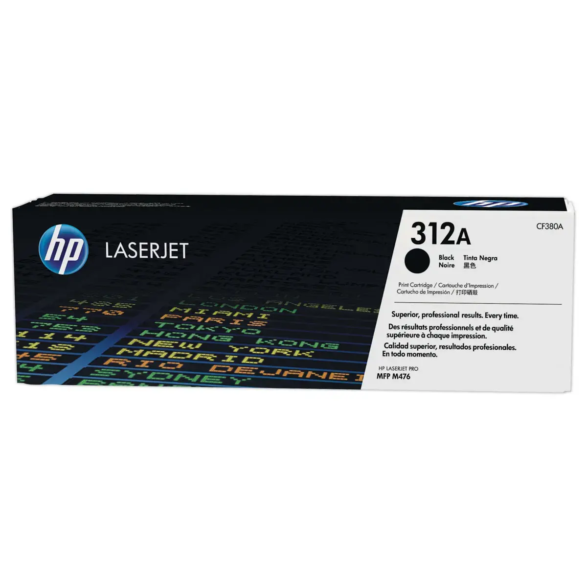 Toner 312A CF380A - Noir - HP