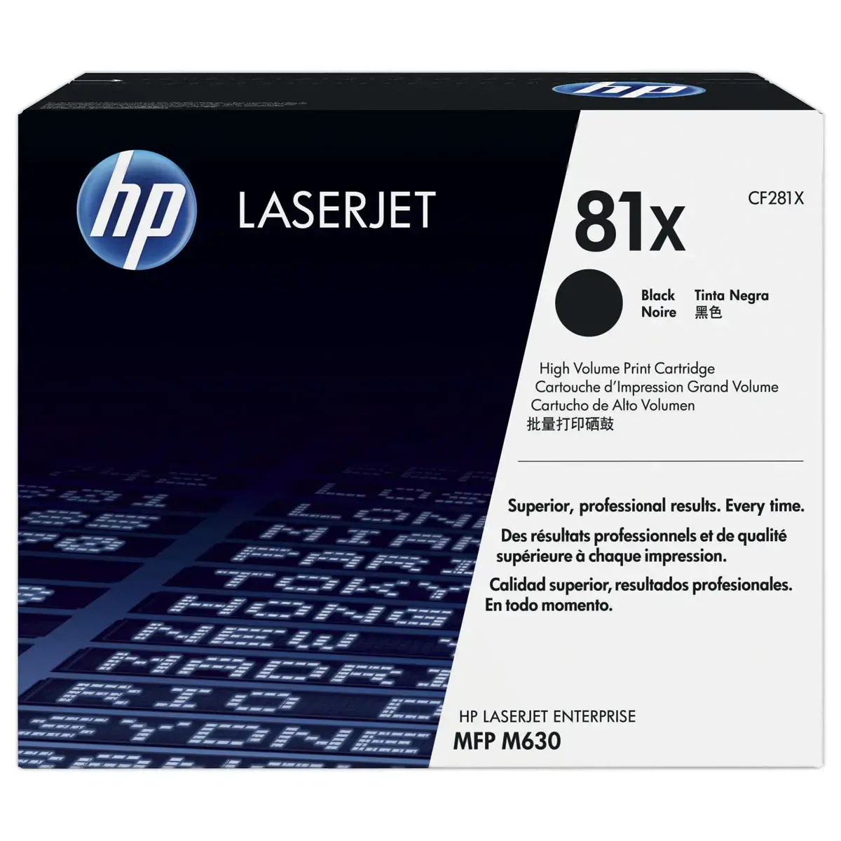 Toner CF281X haute capacité - Noir - HP
