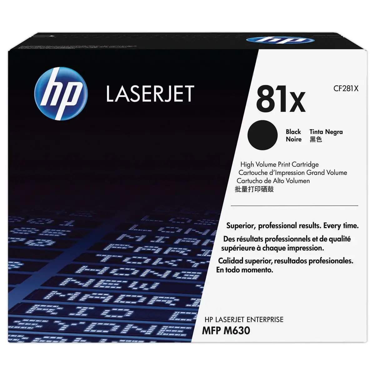 Toner CF281X haute capacité - Noir - HP