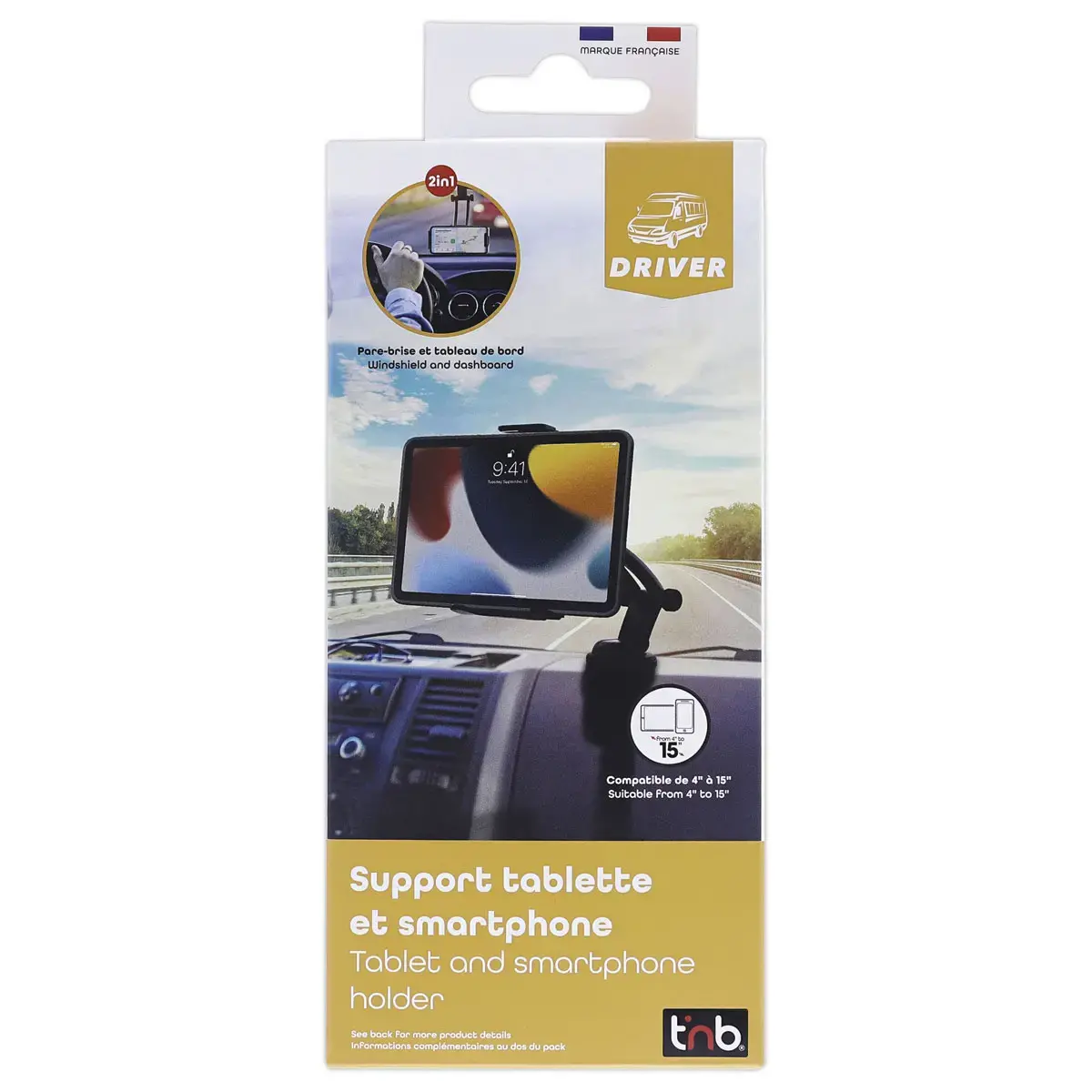 Support ventouse tablette - T'NB 