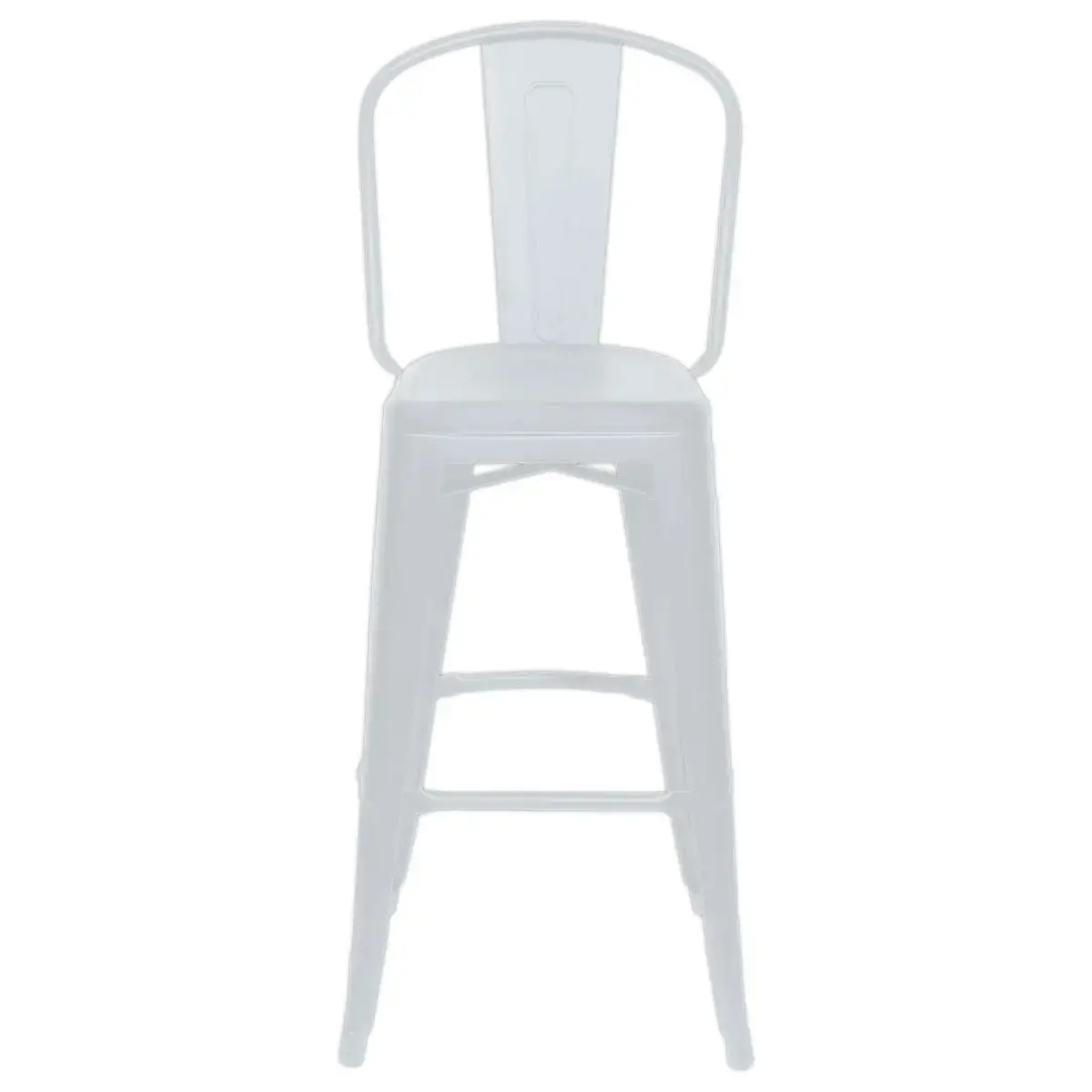 2 Tabourets hauts Urban outdoor - Blanc 