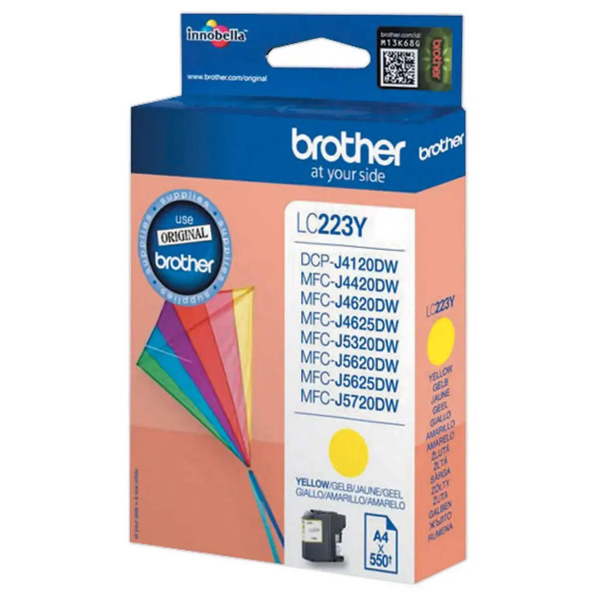 Cartouche BROTHER LC223Y jaune 
