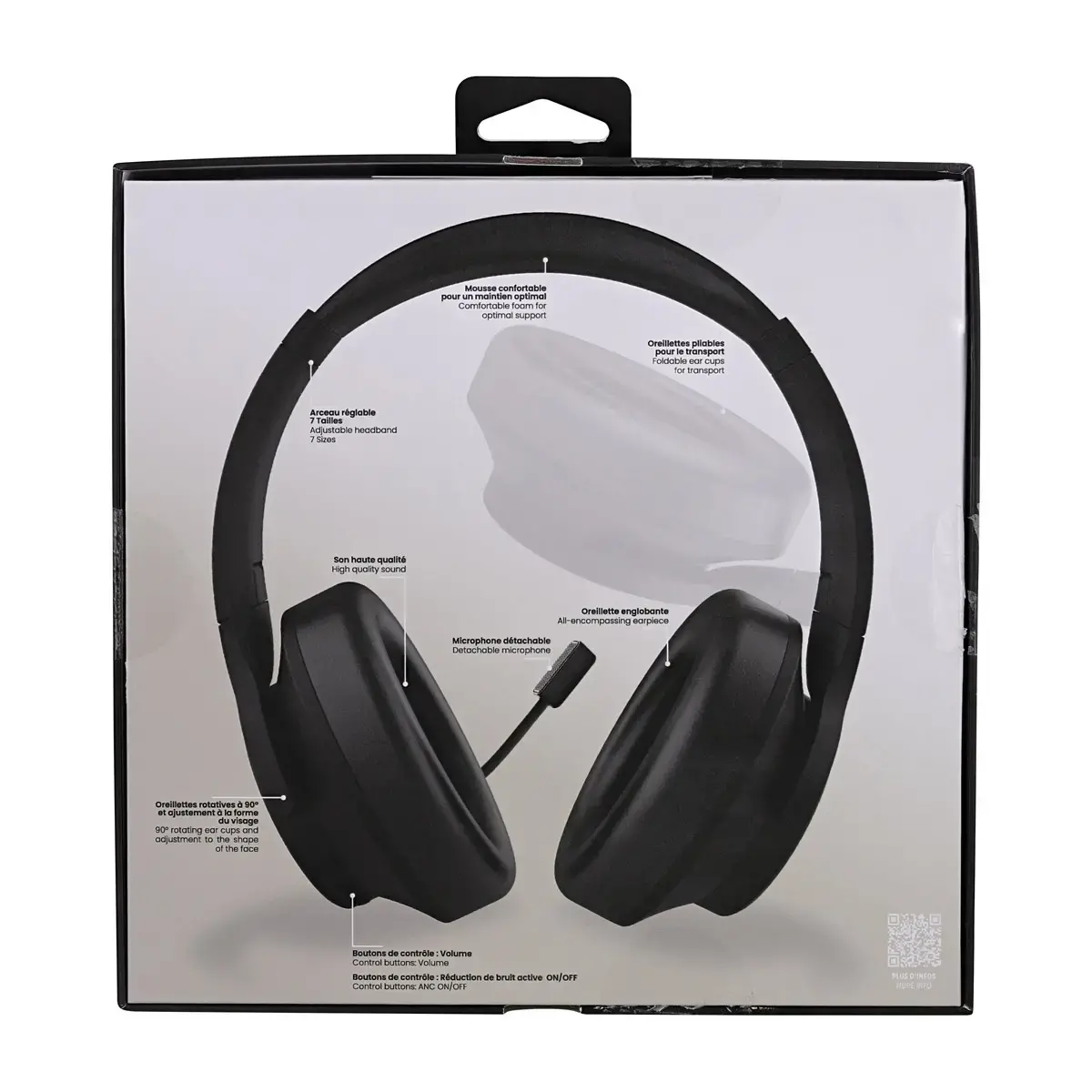 Micro Casque Bluetooth avec Réduction de Bruit Active - T'NB