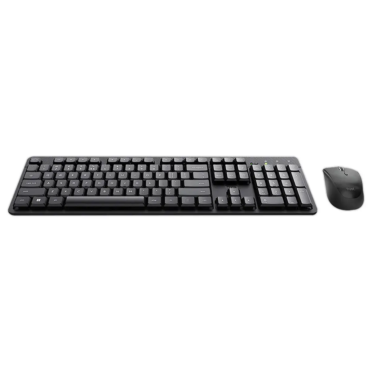 Pack Clavier + Souris Sans Fil R&eacute;sistant - Noir - TRUST 