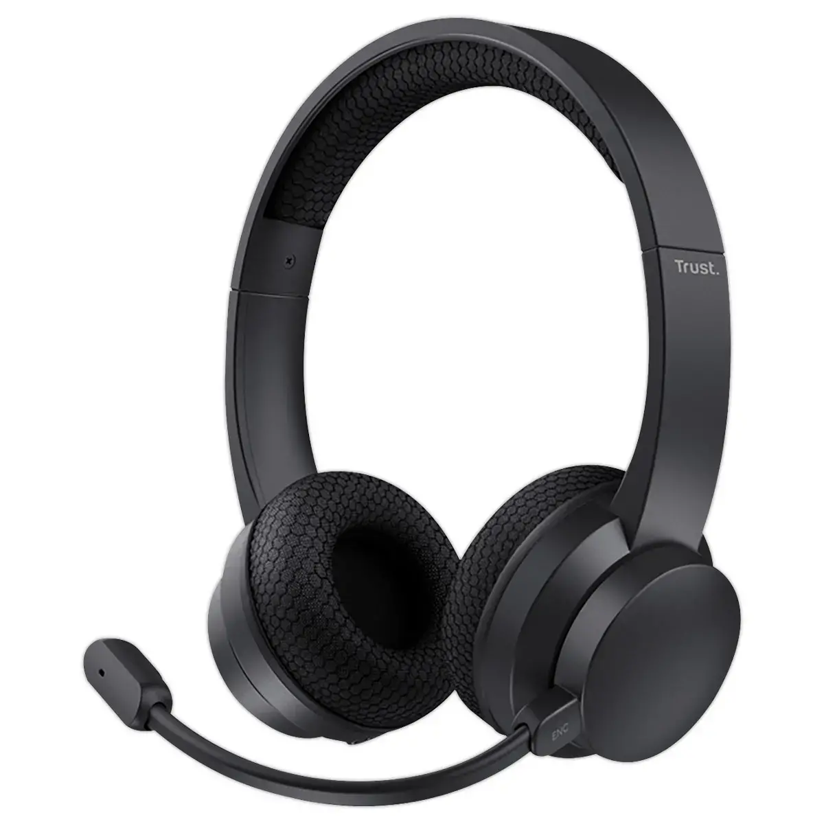 Casque-Micro Sans Fil PC - Antibruit & Longue Autonomie - Noir - TRUST