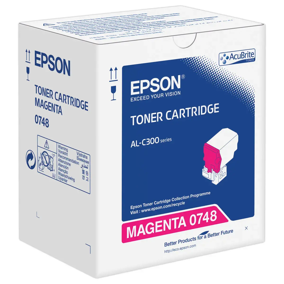 Toner EPSON C13S050748 magenta