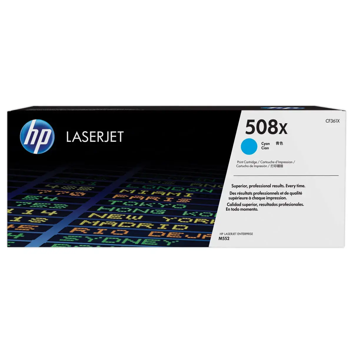 HP 508X CF361X toner cyan Grande capacité