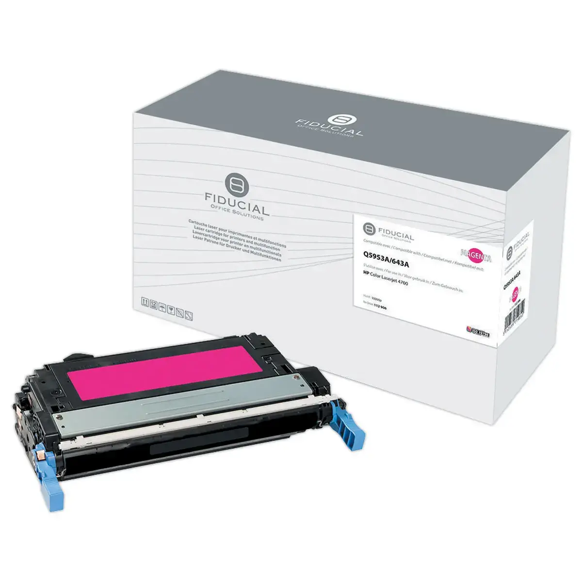 Toner remanufacturé éq. HP Q5953A - Magenta