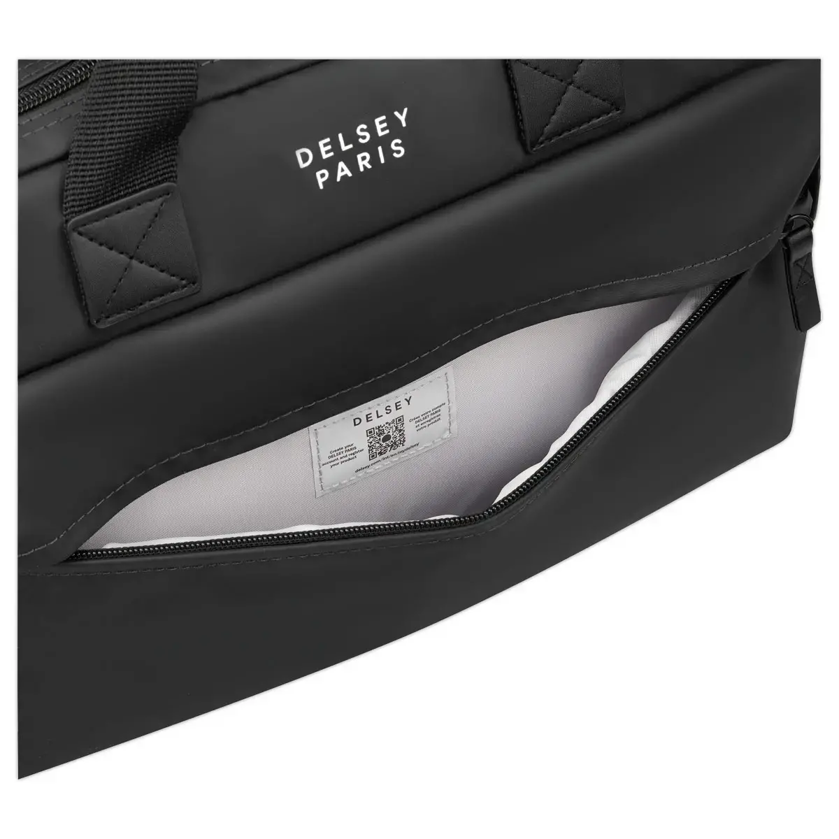 Sacoche PC 13,3" 2.0 - Design Durable & Renforcé - Noir- DELSEY