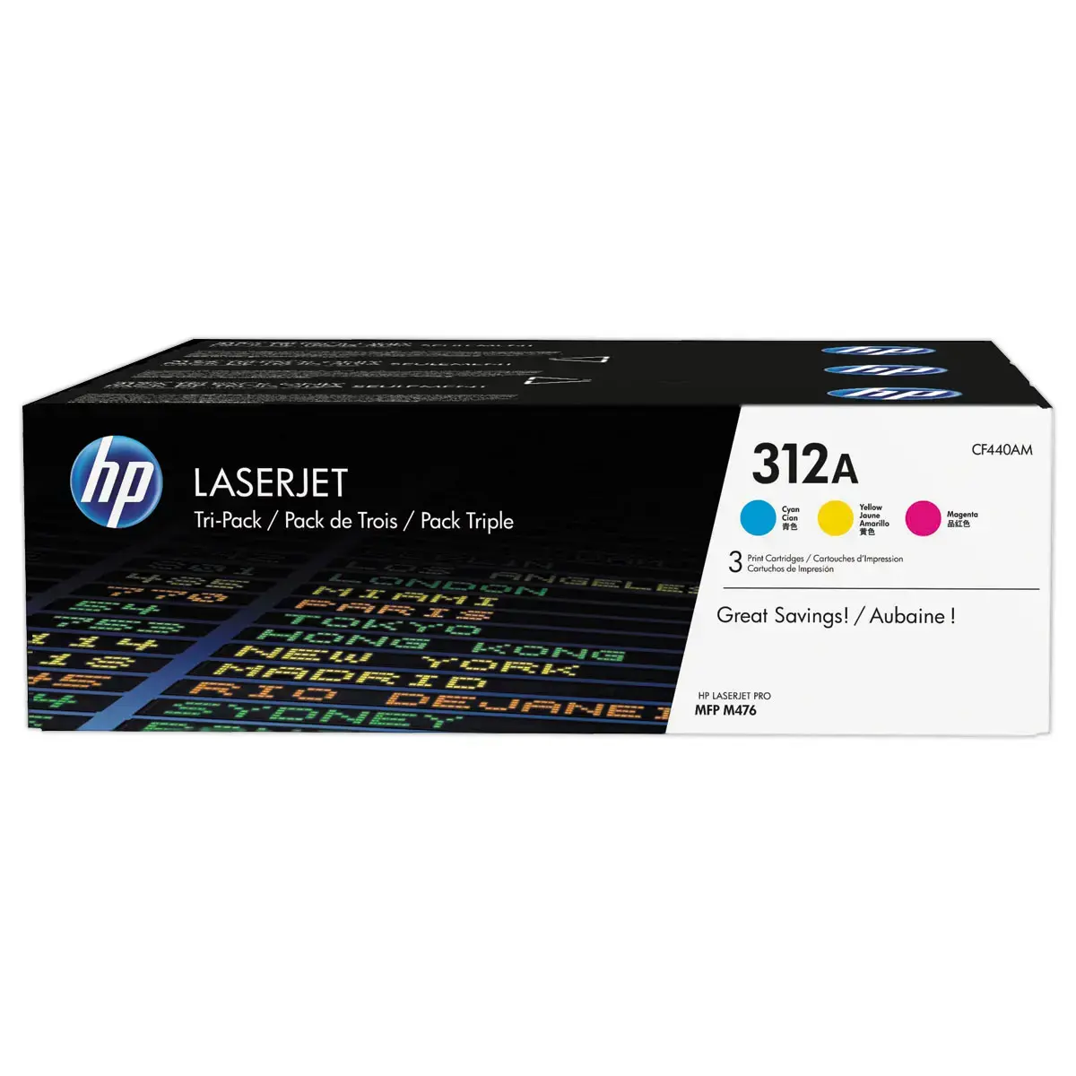 3 Toner HP 312A CF440AM multipack 3 couleurs