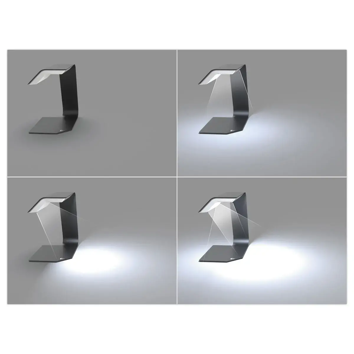 Lampe LED STEELIO Noir - We Light