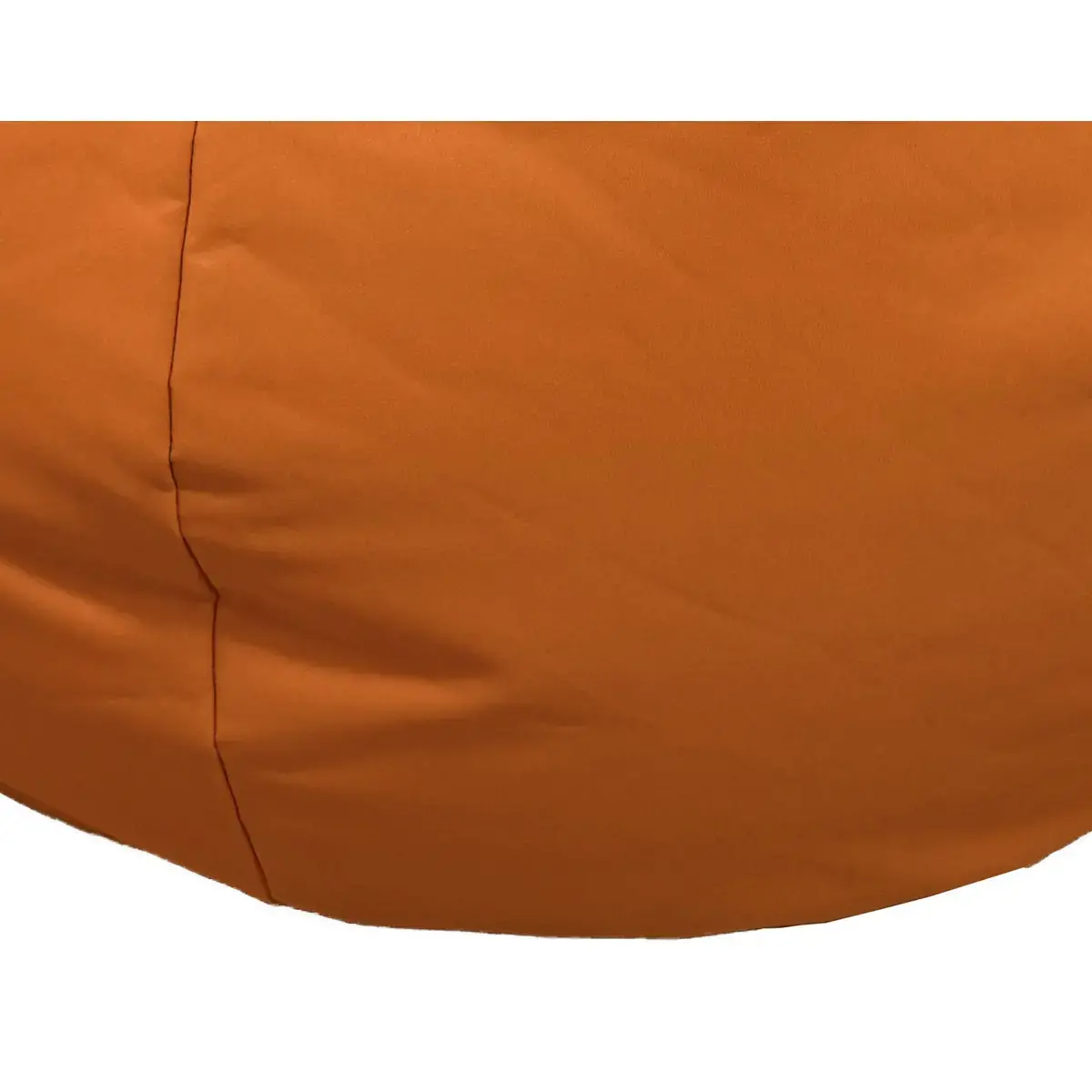 Pouf rond orange 