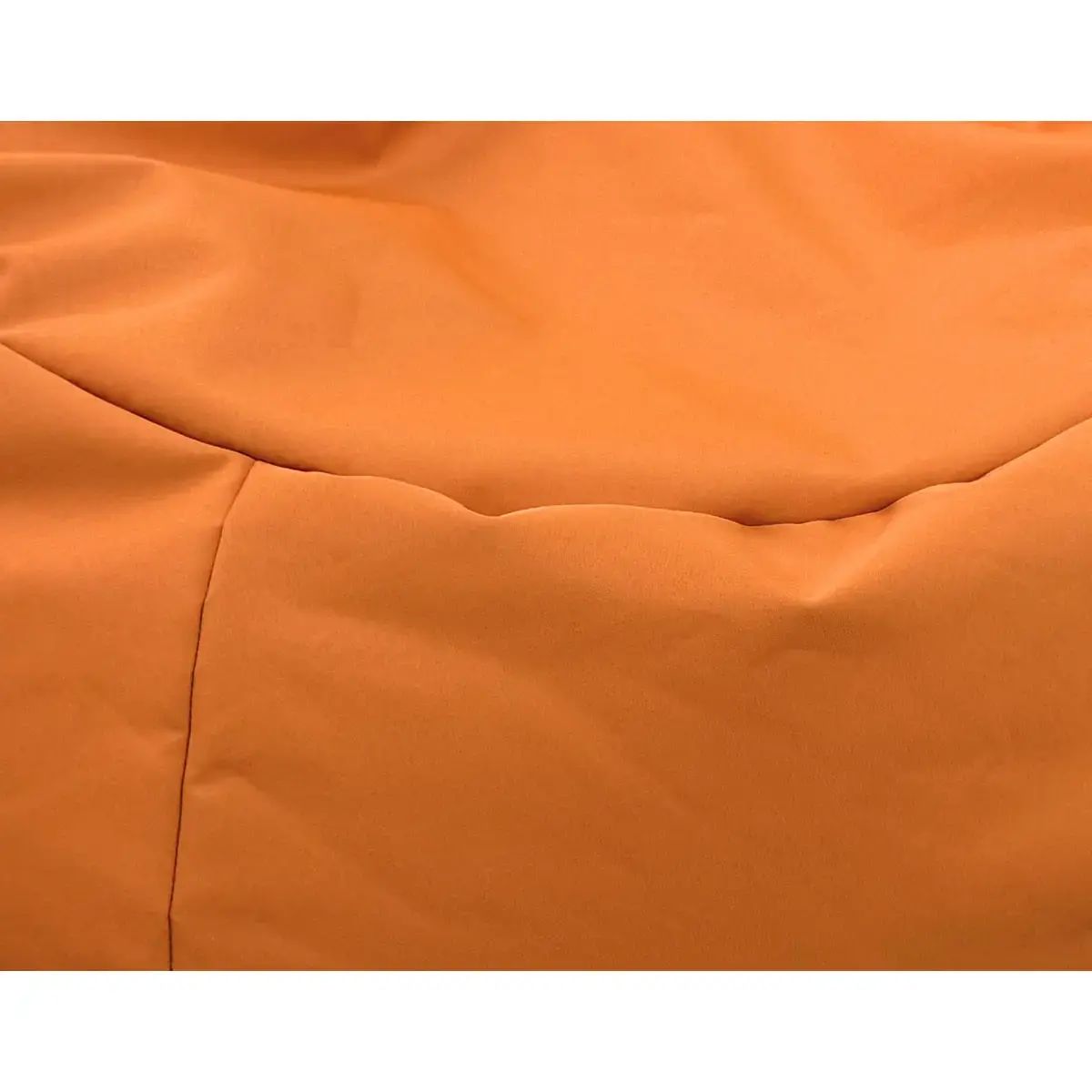 Pouf rond orange 