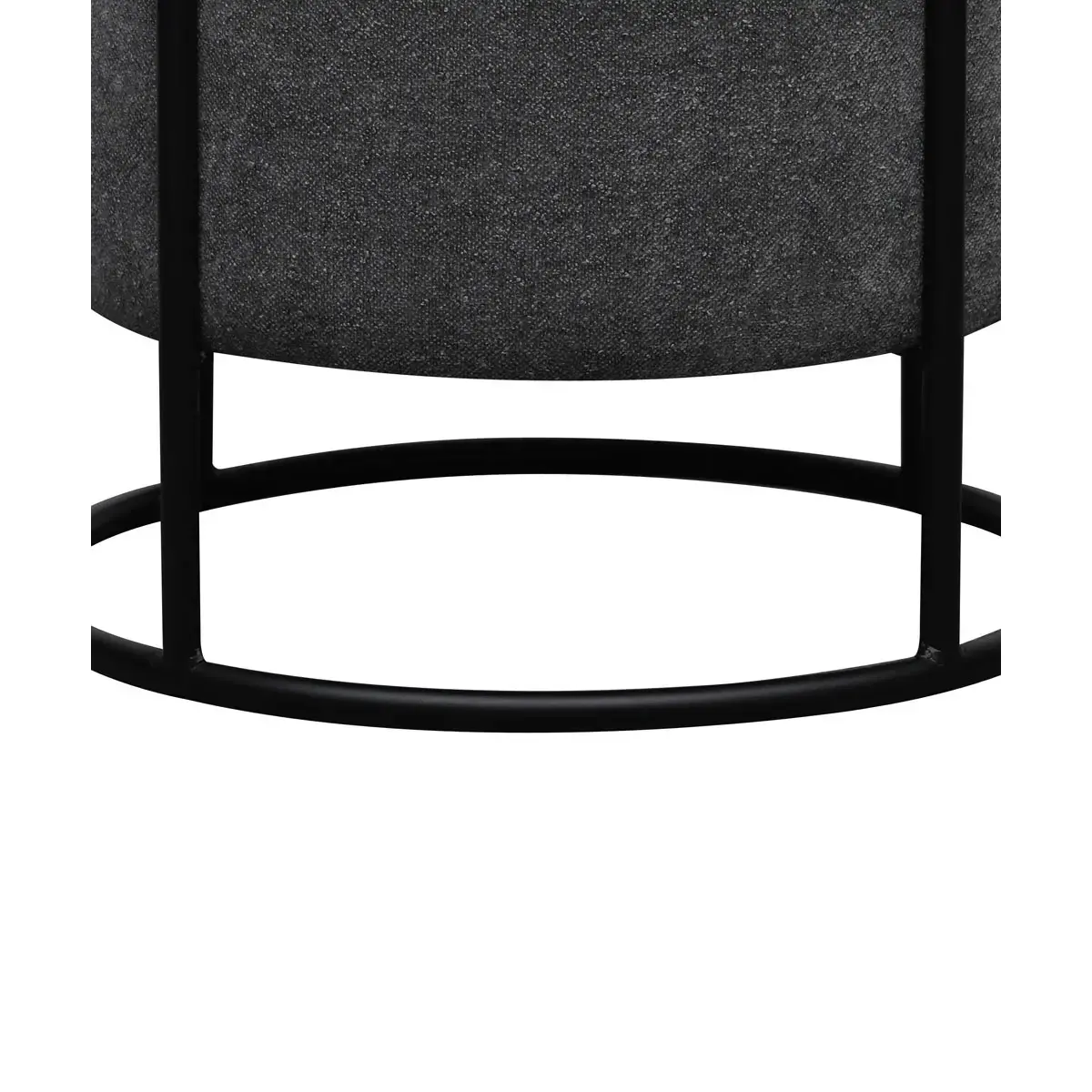 Pouf empilable gris