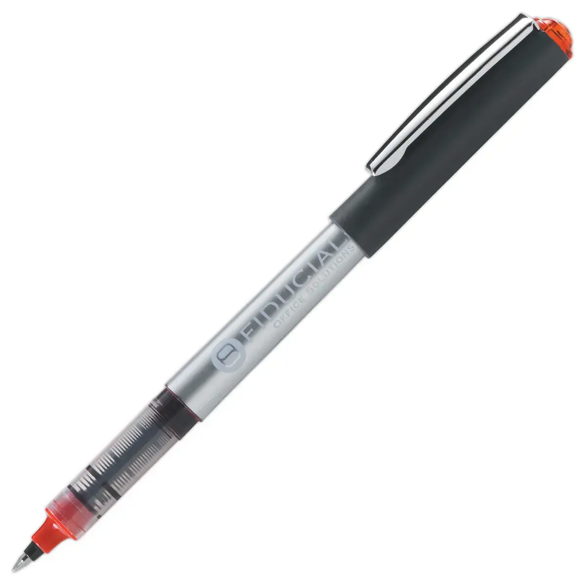 Roller pointe en métal écriture moyenne - Rouge - FIDUCIAL