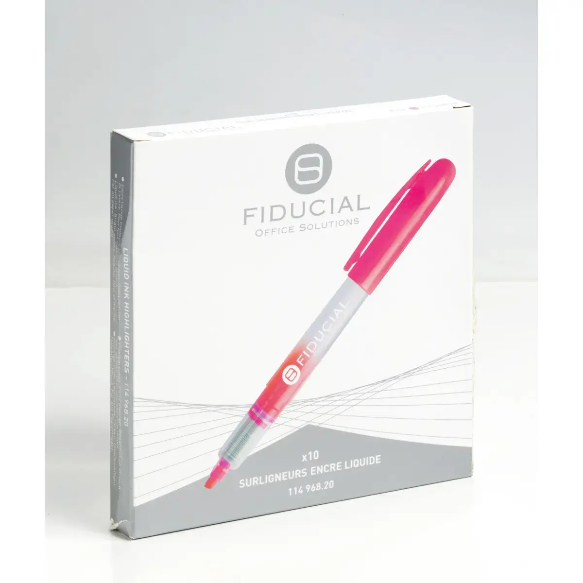 Surligneur de poche à encre liquide - Rose - FIDUCIAL