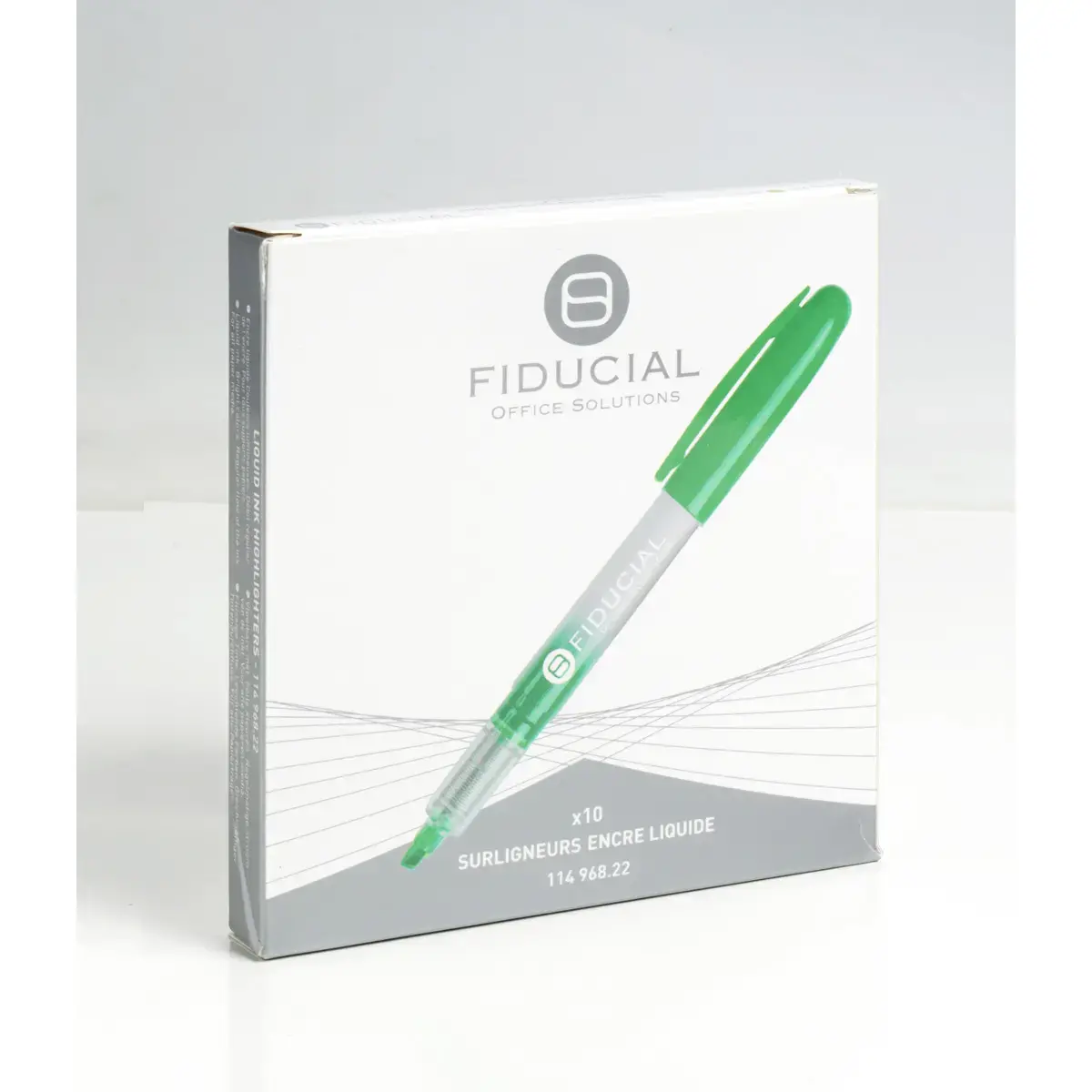 Surligneur de poche à encre liquide - vert - FIDUCIAL