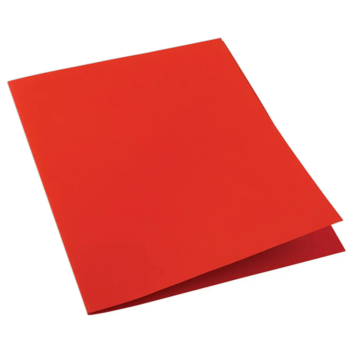 100 Chemises cartonn&eacute;es color&eacute;es - Rouge - FIDUCIAL 