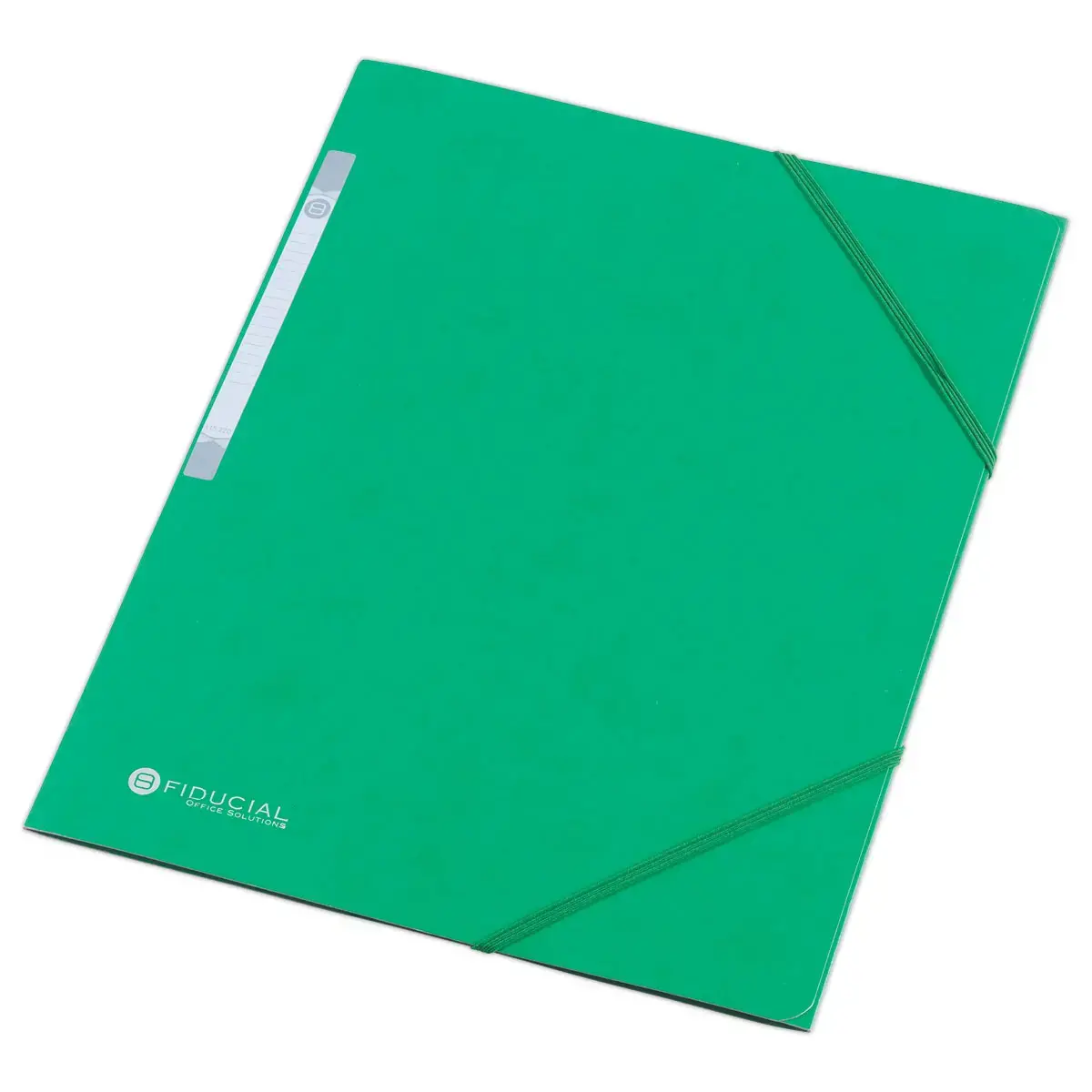 Chemise 3 rabats &agrave; &eacute;lastique en carte rigide - Vert - FIDUCIAL 