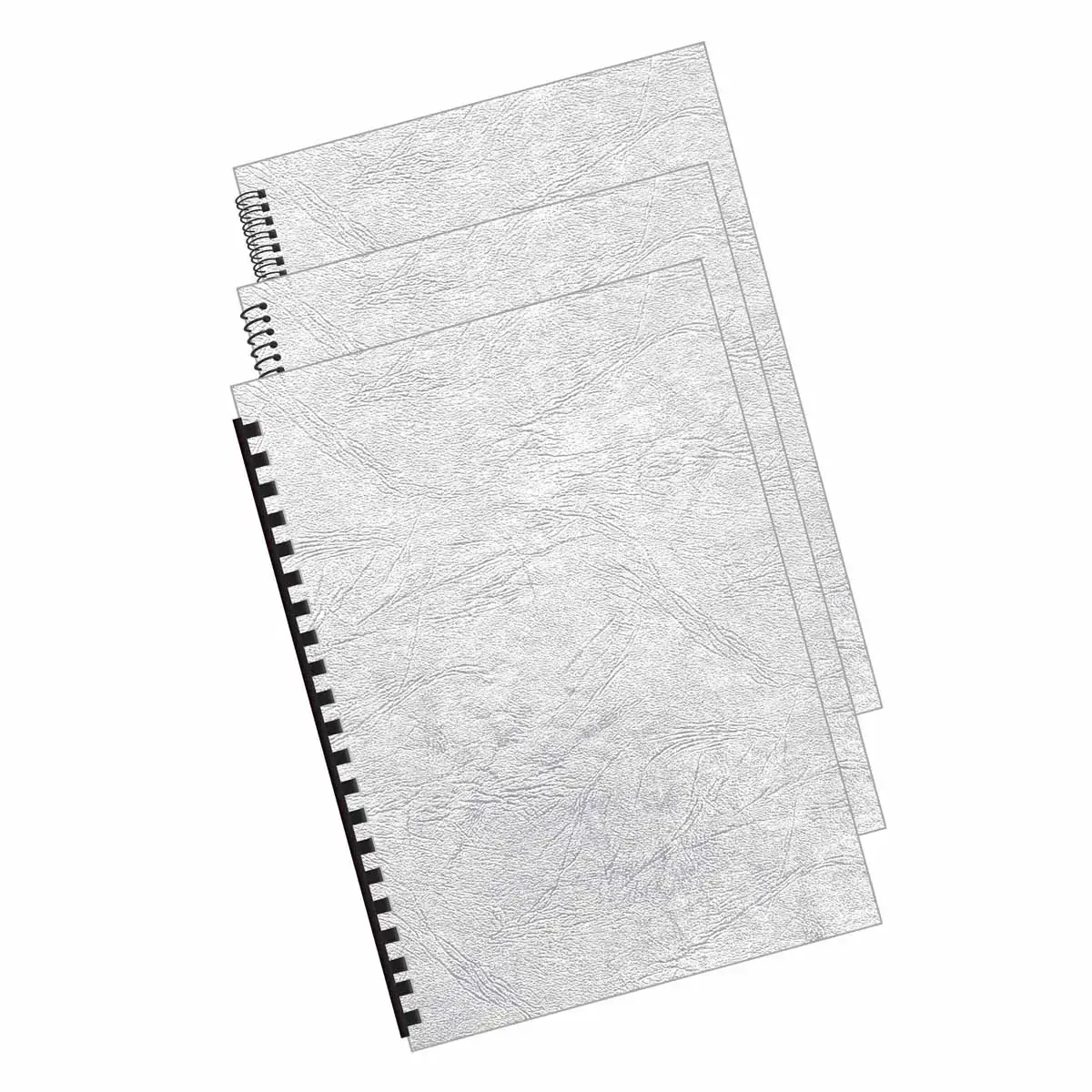 100 Couvertures A4 cartonnées - blanc - FELLOWES
