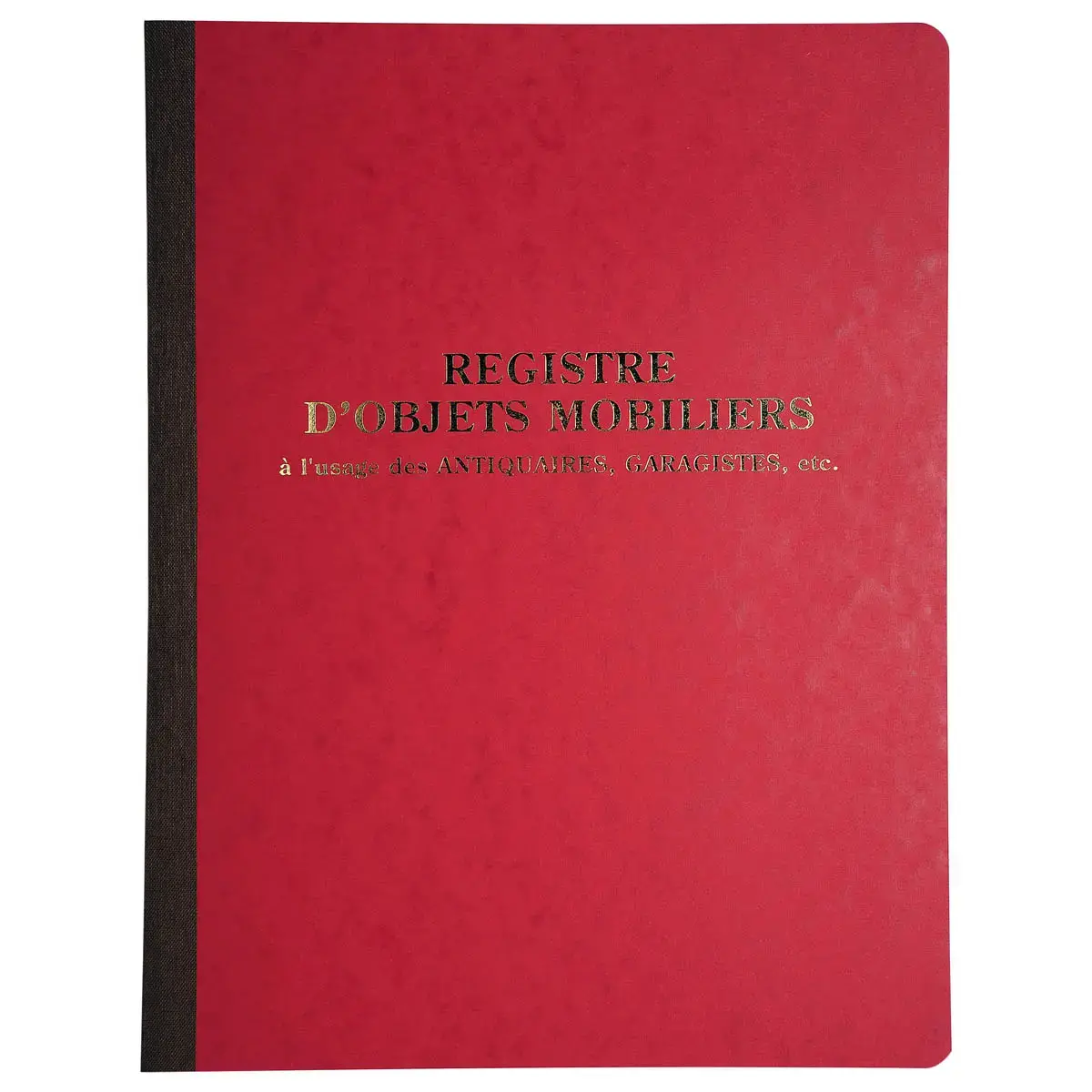 Piqûre Registre objets mobiliers