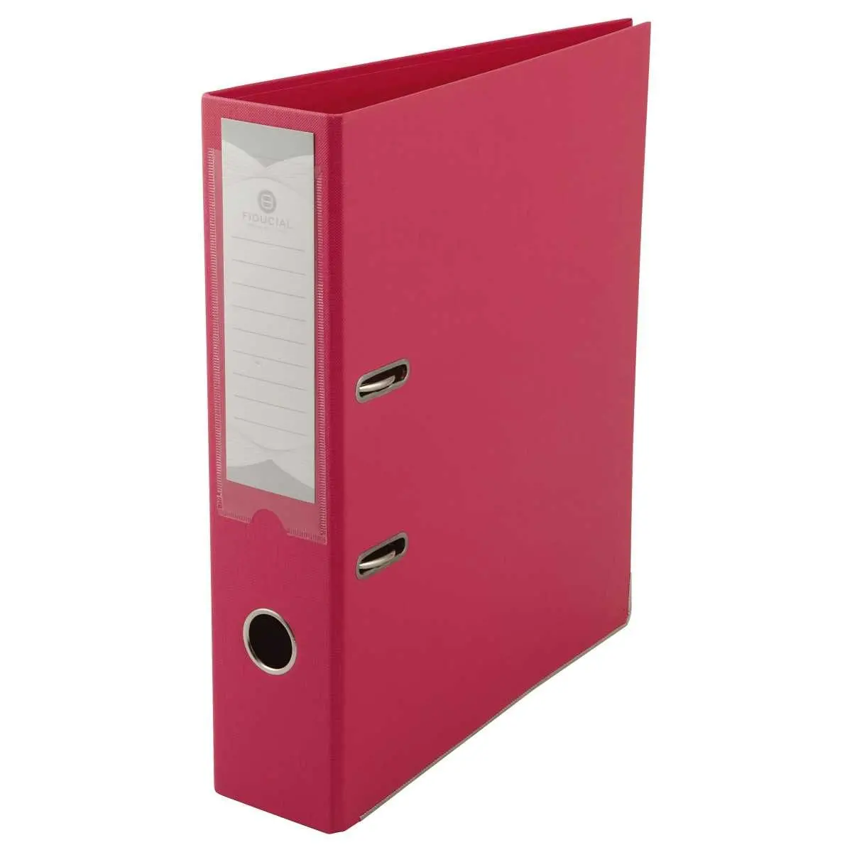 Classeur à levier - Dos 7,5 cm - Rose - Fiducial