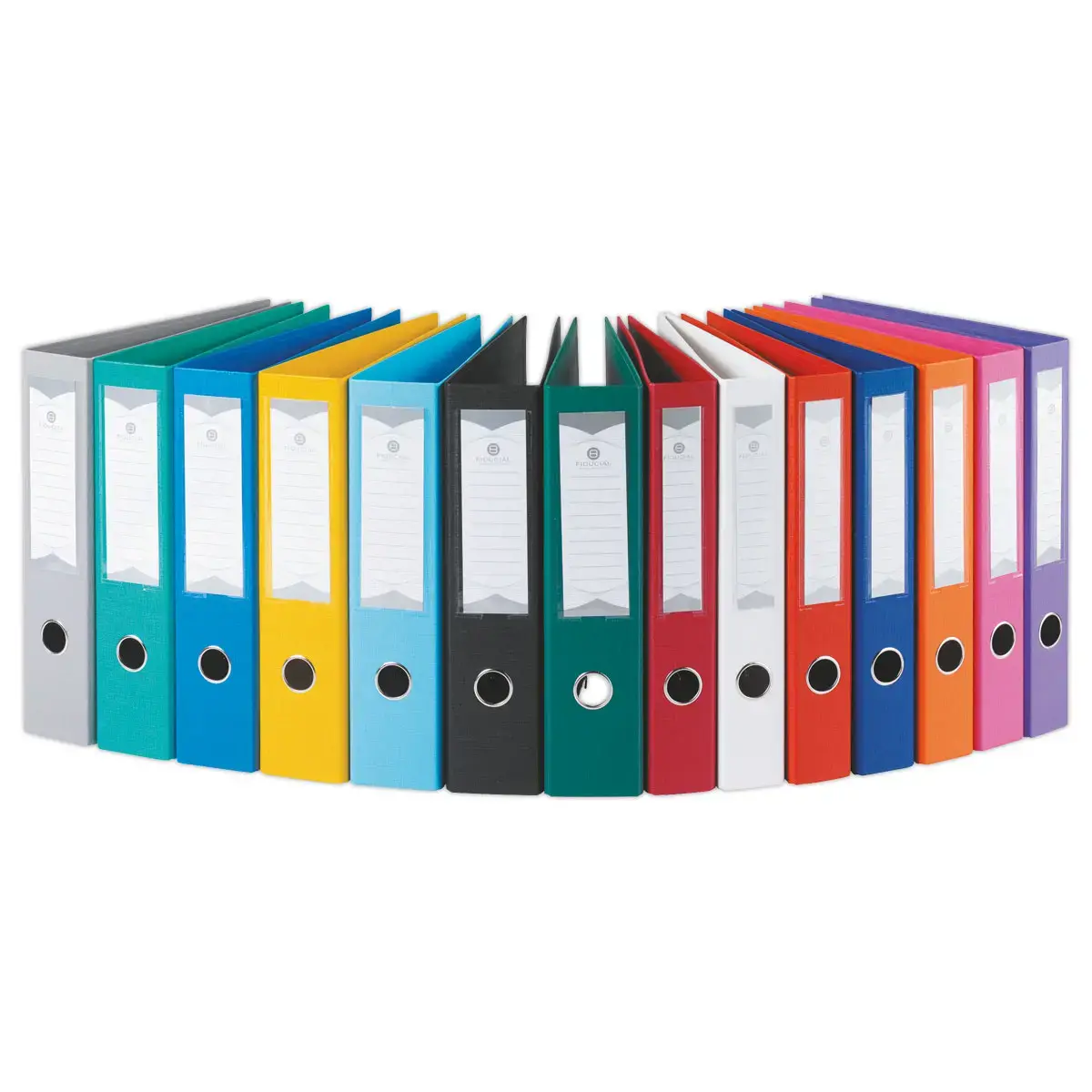 10 Classeurs &agrave; levier Colors - dos 5 cm - FIDUCIAL 