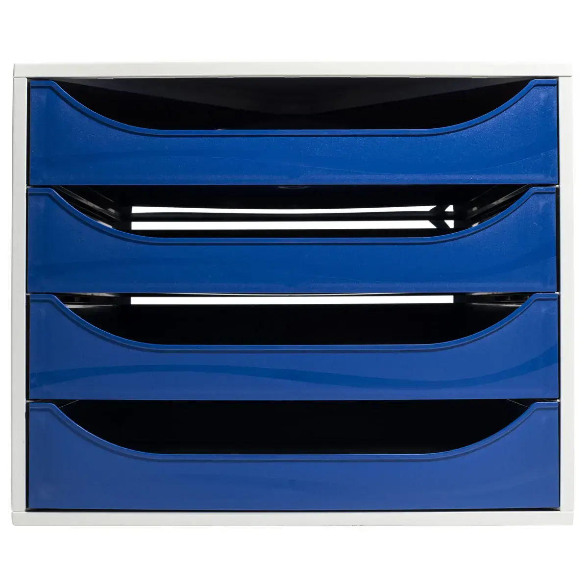 Module de classement 4 tiroirs - Bleu - FIDUCIAL
