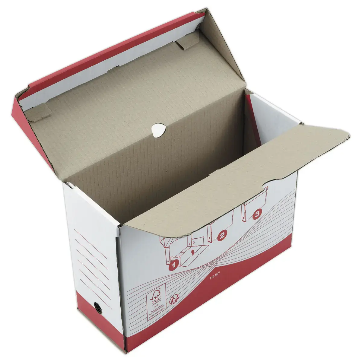 10 Boîtes de classement et d'archives "Consultation" - Dos 12 cm - FIDUCIAL