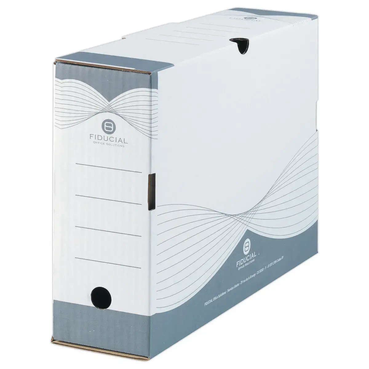 10 Boîtes à archives carton - Dos 10 cm - FIDUCIAL